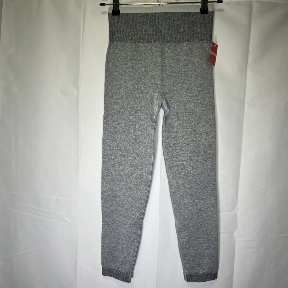 Spanx Seamless Sculpt Legging Spacedye Cloudy Grey Size Small